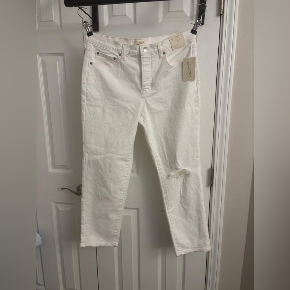 White Distressed Jeans